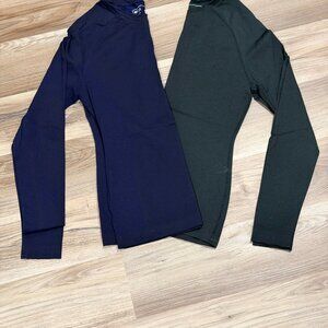 Figs Salta Underscrub Tops - Bonsai and Navy